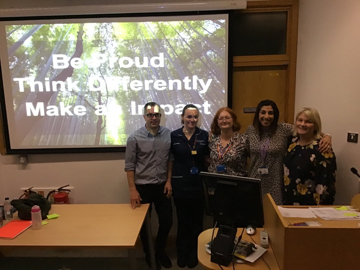Diane_Reid1's tweet photo. ‘Be proud, think differently, make an impact’ 😀. Take home message from today’s #ACP AHP conference- feeling proud 😊 #AdvPracWeek19 #AHPsMFT @MFTnhs @AcpMft https://t.co/rwK2wGdIhj