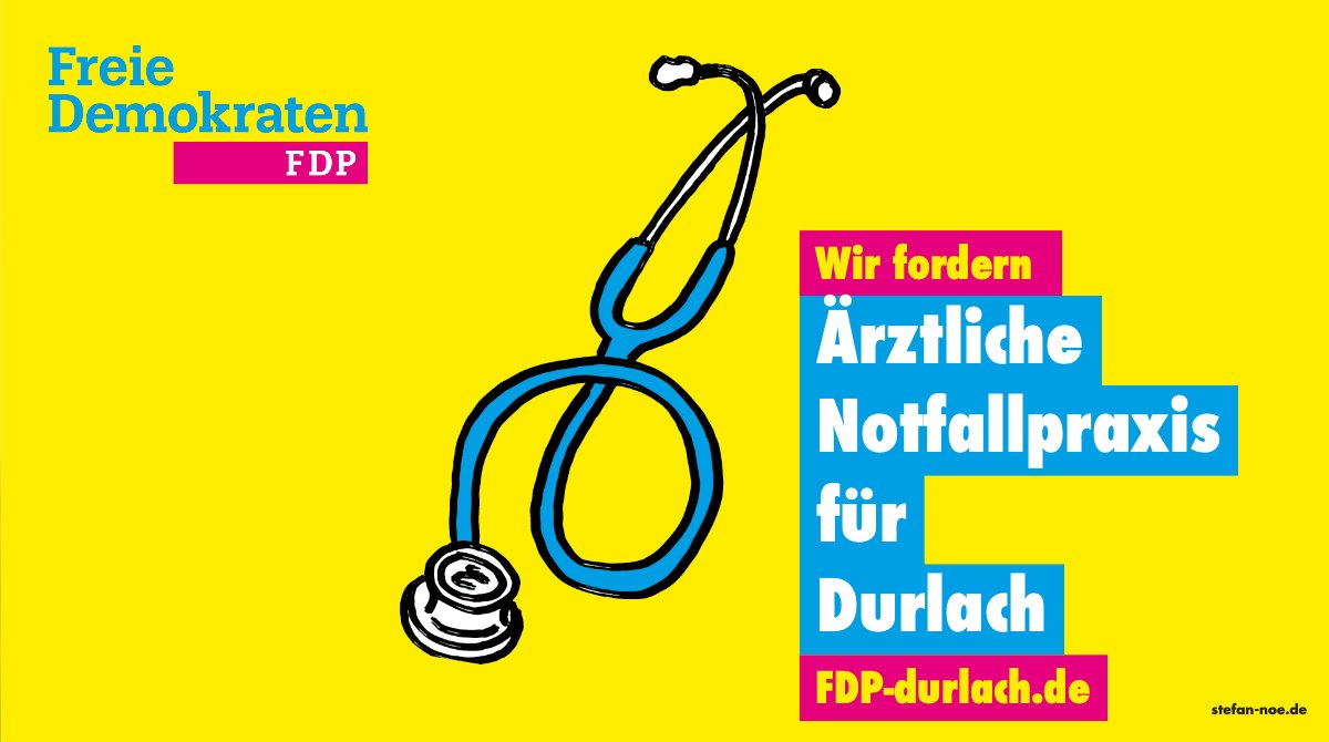 stefan_noe_'s tweet photo. „Es ist Familien mit kranken Kindern und Senioren nicht zuzumuten, sich bei akut auftretenden Notfällen auf den langen Weg in die Karlsruher Nordweststadt zu machen. Wir fordern daher die Einrichtung einer ärztlichen #Notfallpraxis in #Durlach.“
@FDP_Durlach
@FDPKarlsruhe https://t.co/7IpC09lSYR