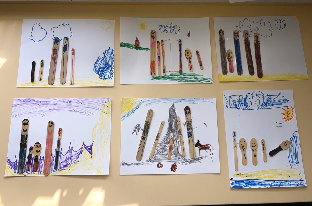 We are learning about families this month in K5. We had fun making these stick family pictures♥️ <a href="/EdgewoodPrimary/">Edgewood Primary</a>