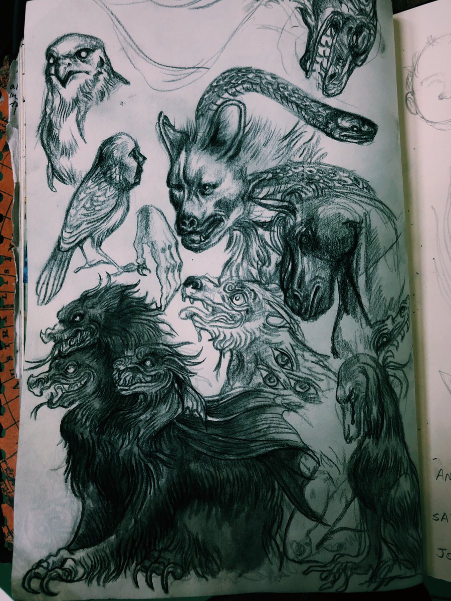 Sketchbook pages 
