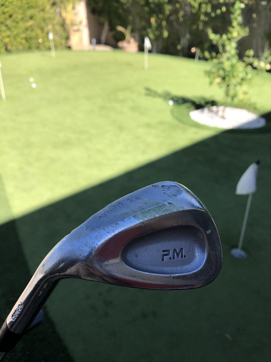 jordanconnell10's tweet photo. Check out this beauty ⁦@PhilMickelson⁩. Will never tee it up without your classic Yonex wedge in the bag. https://t.co/9GSph2bpM7