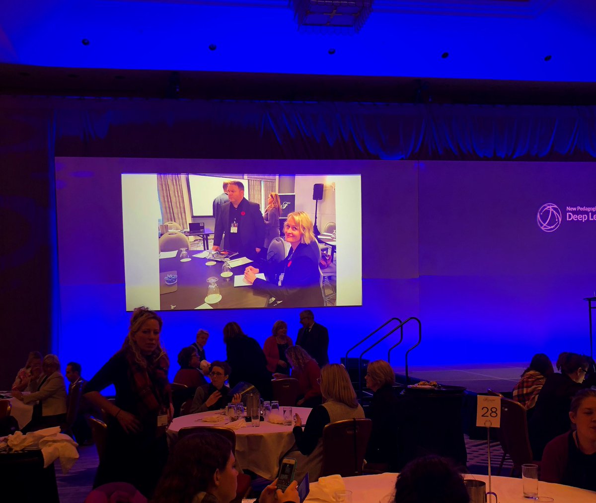 TerhiSusanna's tweet photo. Team #kerava and #tampere from Finnish delegation were sharing their cases and ’secrets’ of #finnisheducation #trust #systemicrenewal #sustainableeducation in @NewPedagogies #deeplearninglab #oppivaverkosto https://t.co/lELFrou1EF