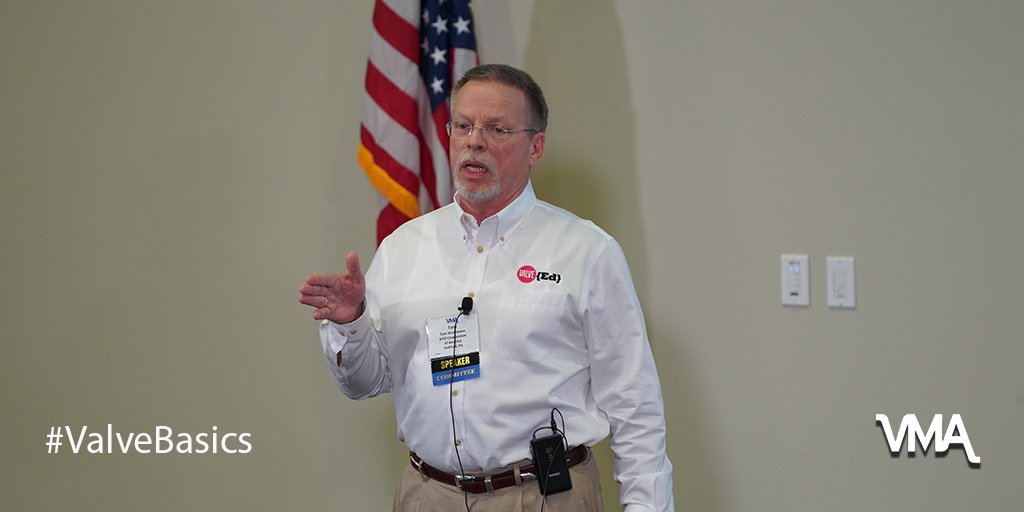 ValveMfgAssn's tweet photo. Tom Waldmann, General Manager, Technical Support Department for @KitzAmericas explained the important family of quarter-turn #valves. This family of valves are critical to countless processes and go from open to close with 90 degrees of actuation.
#ValveExpert #ValveBasics https://t.co/4jGuo545PA