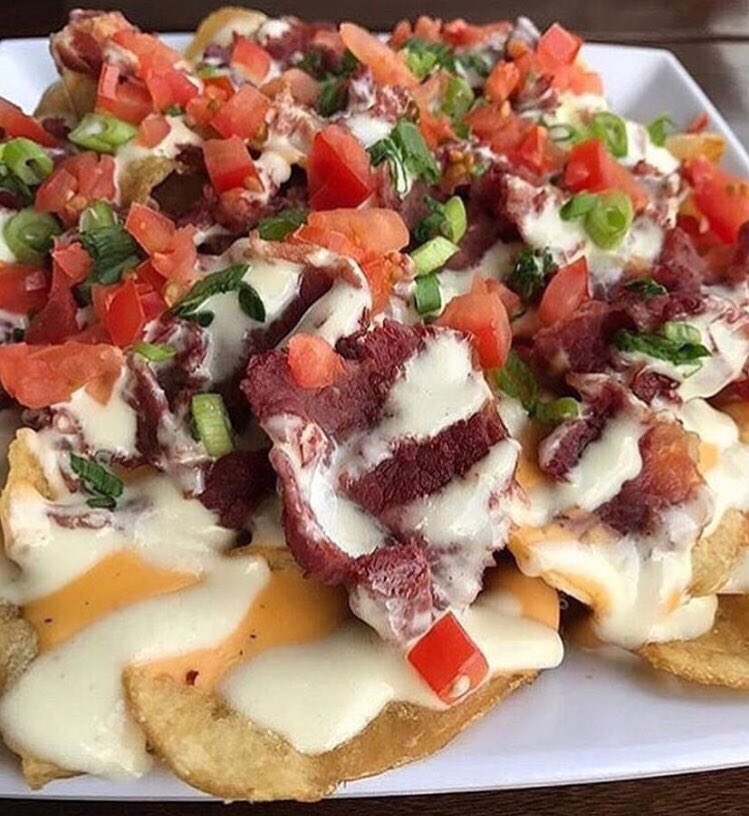 TheTapBC's tweet photo. Happy #NationalHappyHourDay! Our Irish Nachos (📷 @beautifulskinandnailsforyou) and Buffalo Poutine are only $5 during Happy Hour! 2-5pm / EVERY DAY! Plus $2 off Craft Beer!
😊😊😊😊😊😊😊😊 https://t.co/CSexl97GJn