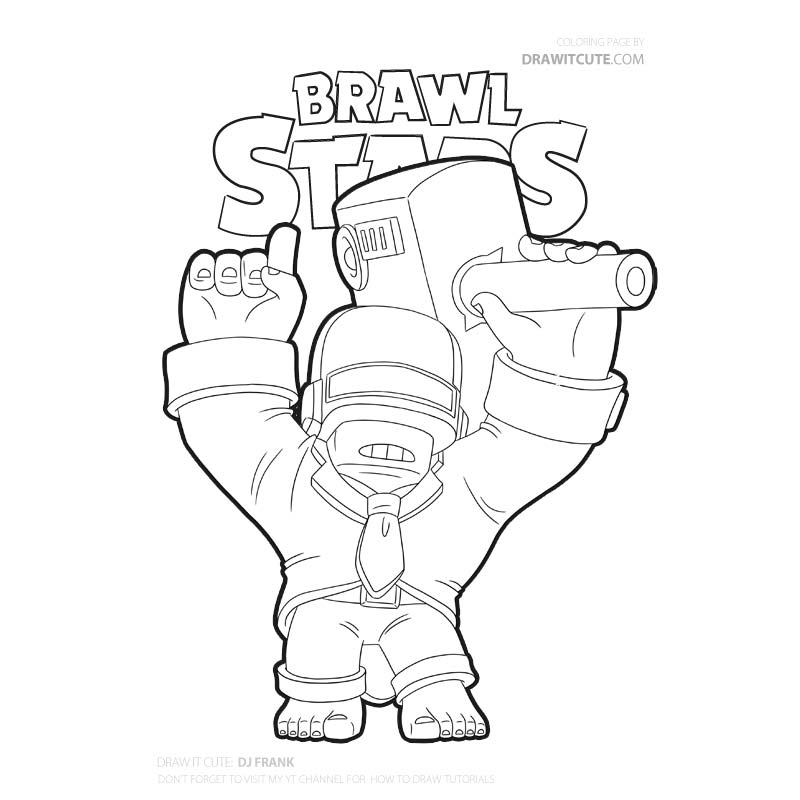 Draw It Cute On Twitter Dj Frank Easy To Follow Step By Step Guide With A Coloring Page Coloring Page Https T Co Esjdc81s94 Vide Link Https T Co Al5q9gdy6n Brawlstars Brawlstarsart Djfrank Artistontwitter Https T Co 3ixmdjkelh - brawl stars frank guide