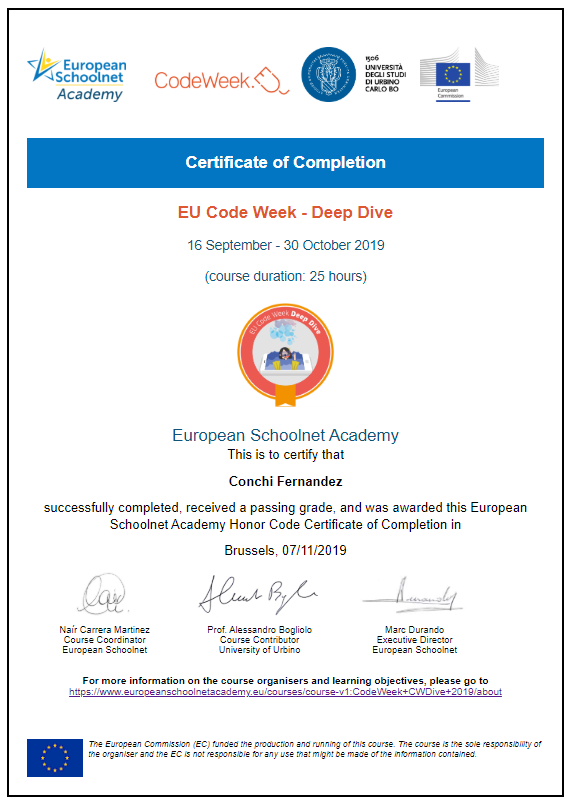 cfdezmunin's tweet photo. I´m happy, this is my certify of #deepdivemooc thanks @eu_schoolnet @Na_carrera 😁😁😁😁 https://t.co/EKyaDrRkeJ