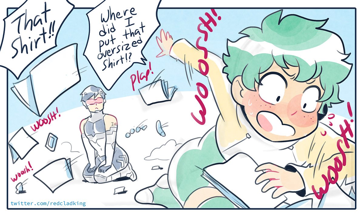 Usagi🔞@Tired on X: An iconic Chobits scene but with Iideku~ Maybe dont  leave your porn laying around for Iida to find Deku! myheroacademia  緑谷出久 飯田天哉 iidatenya iideku IidekuAndroidAU t.coK0Rgde9Emq  X