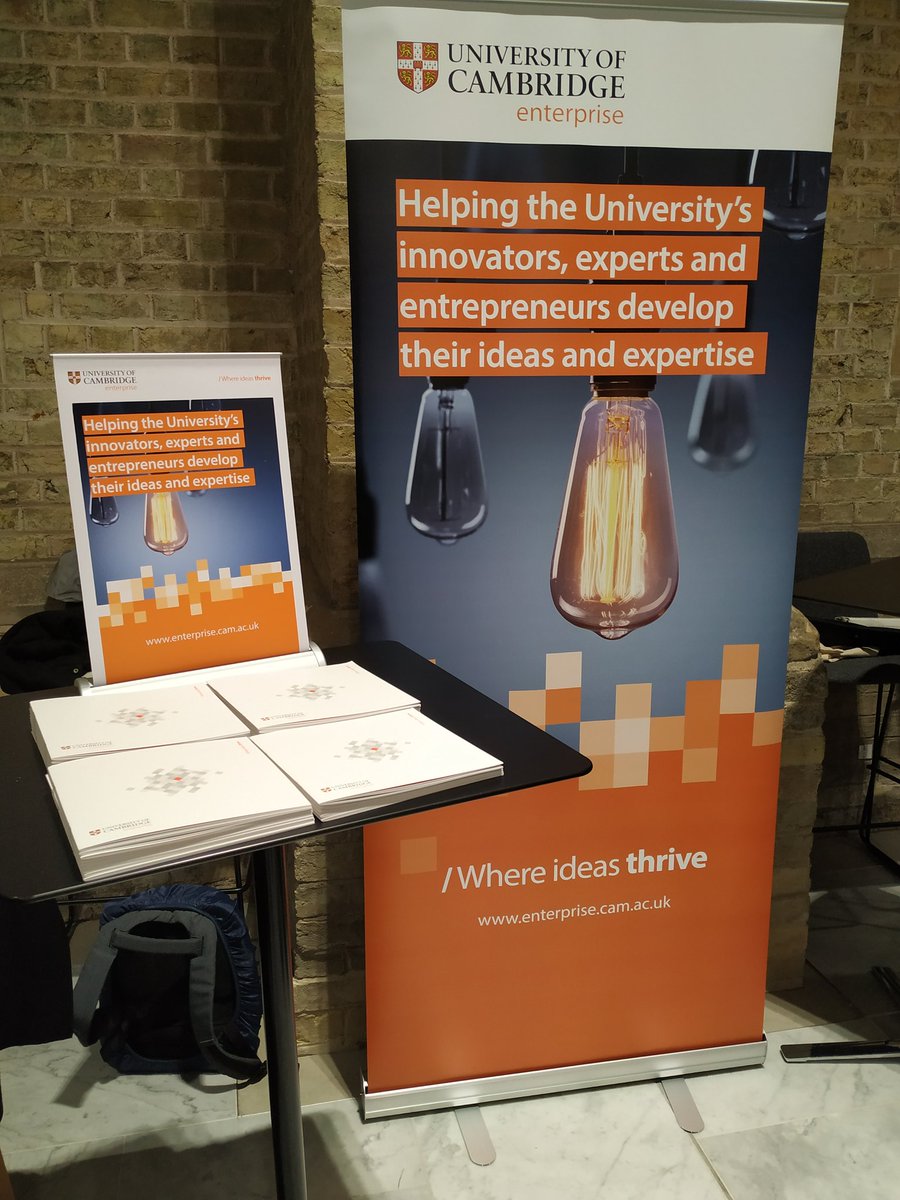 Excellent panel tonight at Enterprise Tuesday. We are in the networking so come and talk to us! #entrepreneur
 <a href="/UCamEnterprise/">Cambridge Enterprise</a>