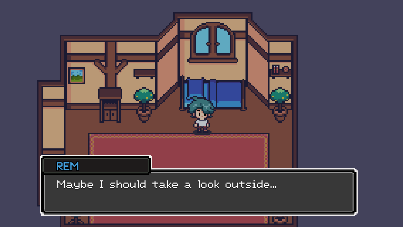 Artjom Ri. on Twitter: "Just a little update on the message box design as I  wasn't really satisfied with the first design: Smaller box, larger text,  more contrast, improved readability😁 . #indiedev #