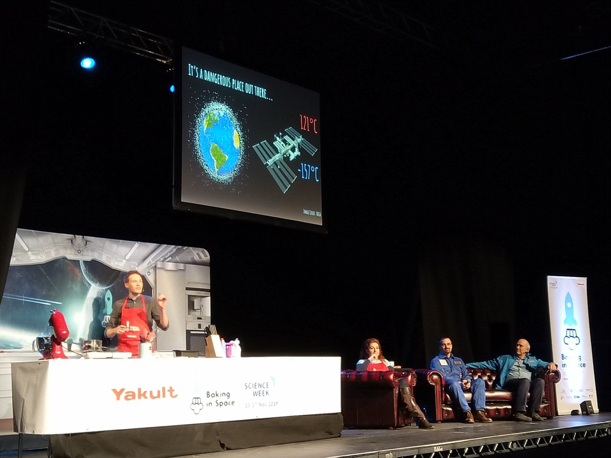 leachuatan's tweet photo. Amazing to hear the POV and in-depth details on #SpaceCraftEngineering, #ISS and everything about #aerospace life from experience panelist of engineers/scientist. The highlight is hearing about Astronauts' food! #ScienceWeek #BakingInScience https://t.co/wGCSPyoYML