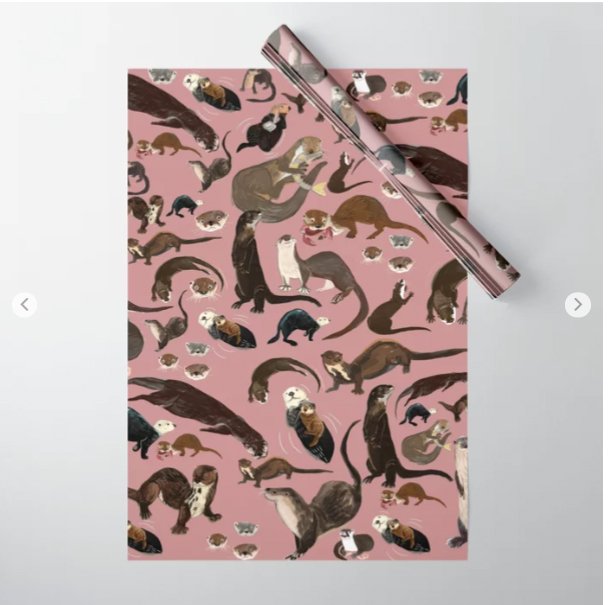 BeletteLePink's tweet image. #wrapping with #wolves and #animals ❤️🐺
on @Society6
#posters #artprints #apparel and #giftideas by  
@belettelepink
bit.ly/BeletteS6 🐹
#belettelepink #society6 #otters #snowleopards #uniquegifts #swallows #birds #weasels #paper #Xmasgift