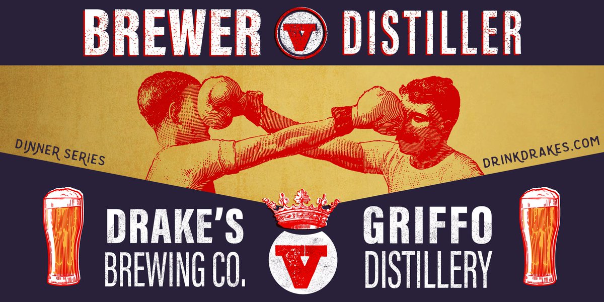 Beer vs booze, y’all! 🥃🍺 We're hosting <a href="/griffodistill/">Griffo Distillery</a> for a brews, foods and spirits extravaganza on December 16th. Menu and full ticket details ➡️ drinkdrakes.com/event/brewer-v…