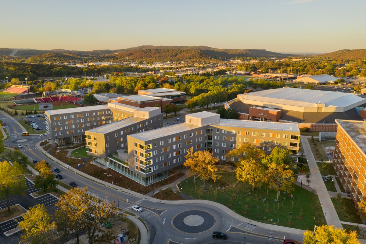 Featured today on the home page of <a href="/ArchRecord/">Architectural Record</a>, Adohi Residence Hall at <a href="/UniversityOfArk/">UniversityOfArkansas</a> becomes the country's first large-scale mass timber residence hall! Learn more mackeymitchell.com or view the article at architecturalrecord.com