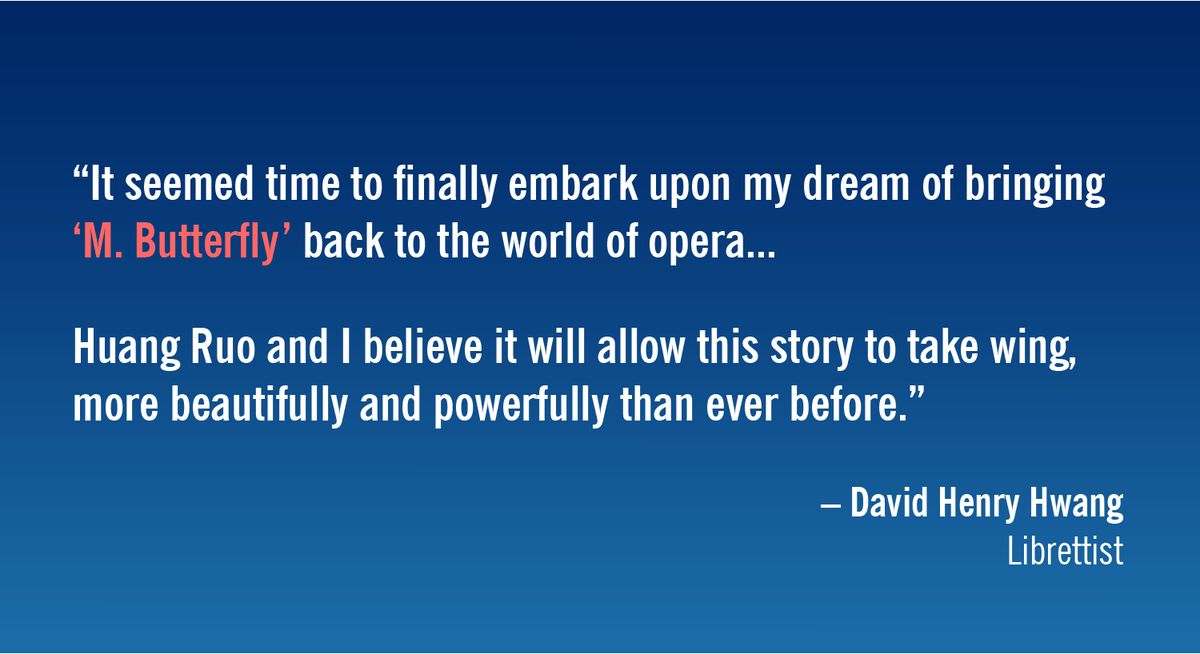 AsiaSocietyNY's tweet photo. M. Butterfly is sold out, but hereβs your chance to score a free pair of tickets to the exclusive sneak peek of the new opera from @DavidHenryHwang and @ruohuang!
Enter now to win a pair of tickets to the working rehearsal on Nov 20 π https://t.co/C1ok8PawaZ https://t.co/cquh4Kax7E