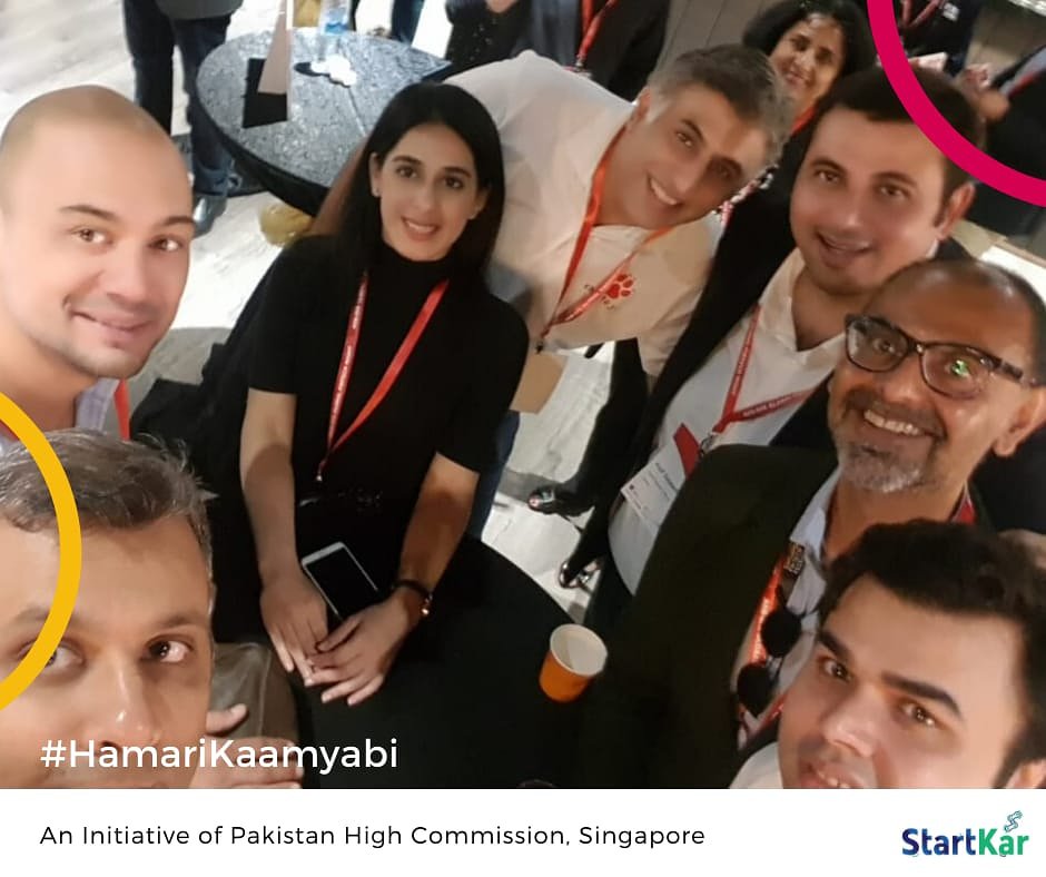 Day 2 at #SGFintechFest 2019! 
A really vibrant selfie of the whole group - participants and moderator of the panel.

#HamariKamyaabi #SGFintechFest

<a href="/RukhsanaAfzaal/">Rukhsana Afzaal</a> <a href="/SaeedRehman1/">Saeed Rehman</a> @PahicSingapore <a href="/MoitOfficial/">Ministry of IT & Telecom</a> <a href="/MOFAPakistan/">Promoting Pakistan Tourism 🇵🇰</a>