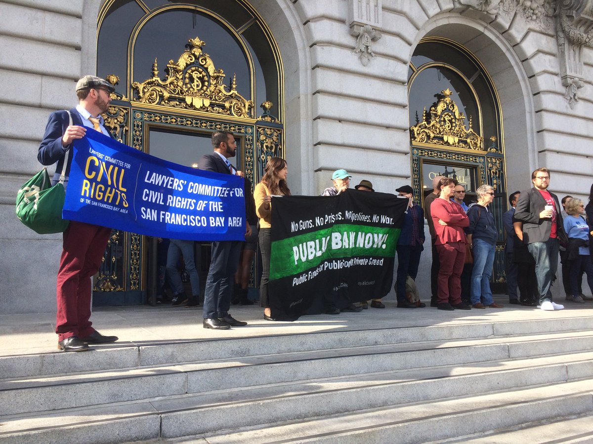 lccrsf's tweet photo. Proud to stand with @SFpublicbank as @SandraLeeFewer intro’s ordinance to create a business plan for a Public Bank of San Francisco! #PublicBanksNow #DivestSF https://t.co/h9gXhVi86P