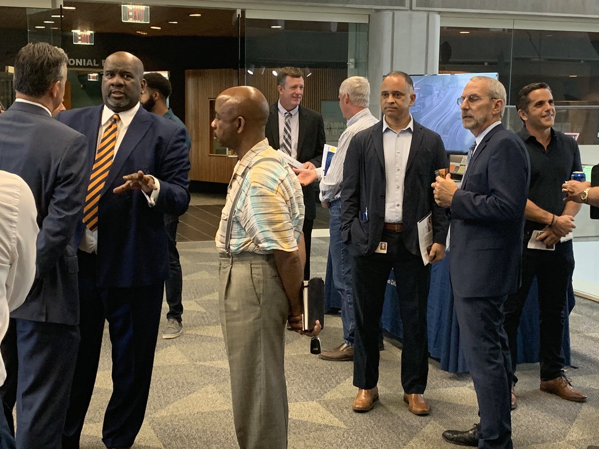 BCOESBD's tweet photo. Happening NOW. Meet and Greet with @GannettFleming at the Main Library. Here with Brad Mason, VP Transit and Rail. https://t.co/OAmqpOSFxd