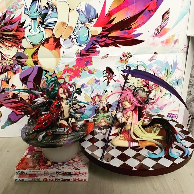SayuRuler's tweet photo. Ma Shuvi Dola de chez Good Smile Company😊 comment ne pas l’aimer?🌺💍 Un personnage adorable dans #NGNLzero qui à su s’imposer! Et cette fig la représente très bien avec Jibril 😜♟ #ngnl #nogenora #shuvi #shuvidola #ngnlzero #anime #figurine #manga #goodsmile #jibril #ototo https://t.co/6eLeqscJtF
