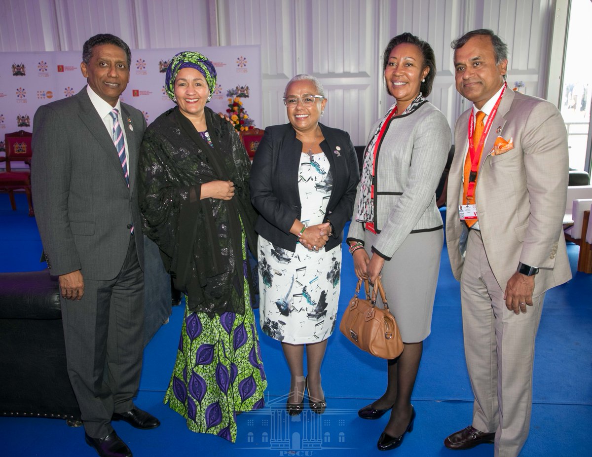 FirstLadyKenya's tweet photo. Delighted to have joined President Uhuru Kenyatta and world leaders at the opening ceremony of the #NairobiSummit on #ICPD25. I look forward to holding fruitful engagements and deliberations that will accelerate the promise of Cairo @UNFPA | @AminaJMohammed @Atayeshe @UNFPAKen https://t.co/r6wHBUsnQW