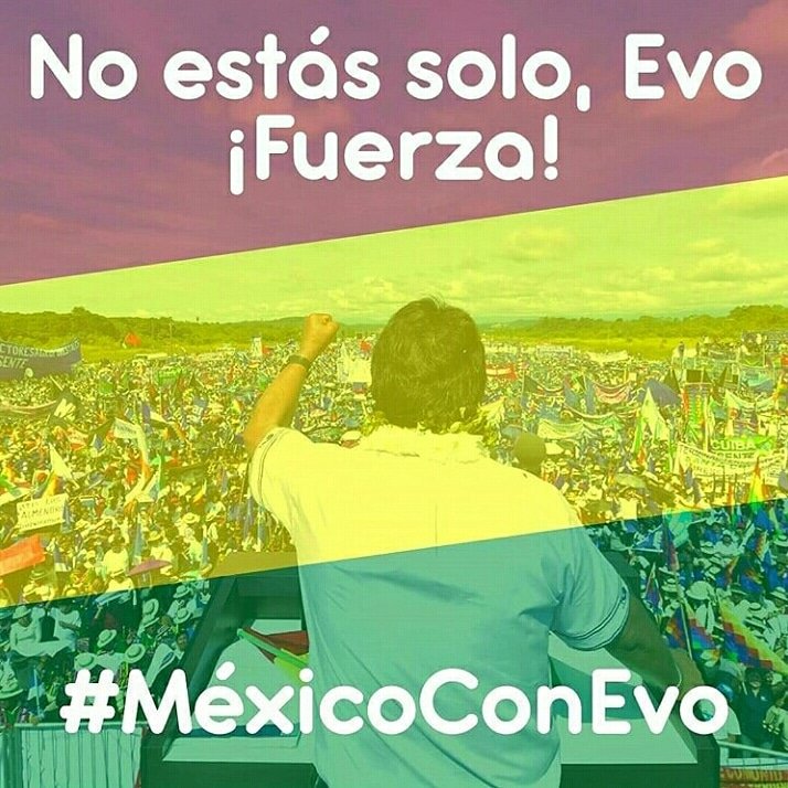 CED Morena Xochimilco (@cedmorenaxochim) on Twitter photo #YankeesGoHome #MexicoconEvo #BienvenidoEvoAMexico #FuerzaBolivia #YankeesGoHome #MexicoconEvo #BienvenidoEvoAMexico #FuerzaBolivia