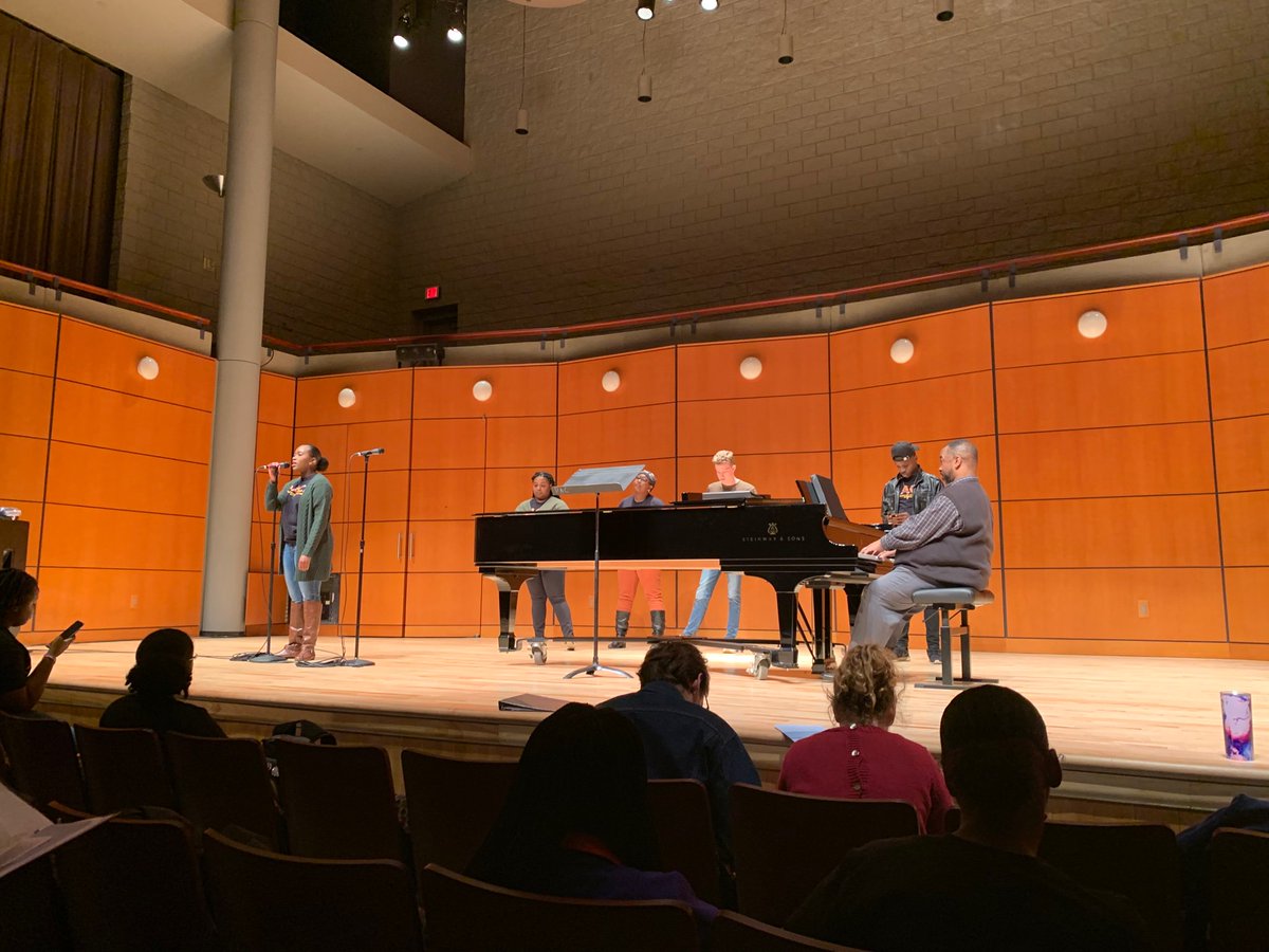 Dress rehearsal for the AACE concert tonight! Who will be there to witness?🎶❤️🧡💛🖤