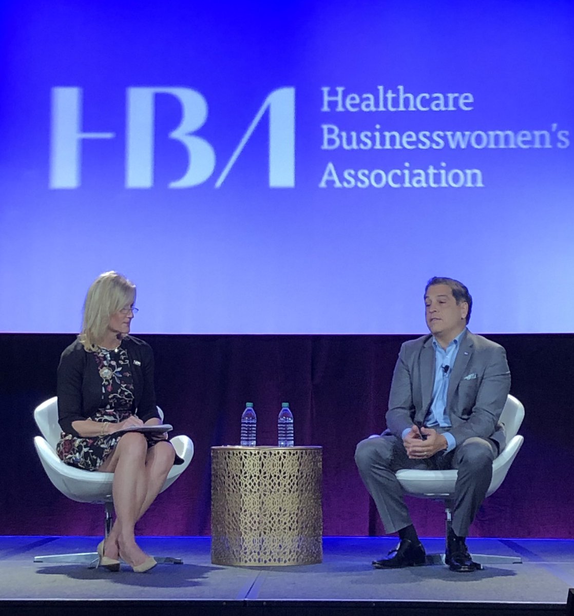 Finding time for being a mentor is like exercise, you just need to plan for it - Peter Anastasiou  2019 HBA Honorable Mentor .<a href="/LundbeckUS/">LundbeckUS</a> with Rebecca Vermeulen #HBAImpact #HBAAC19