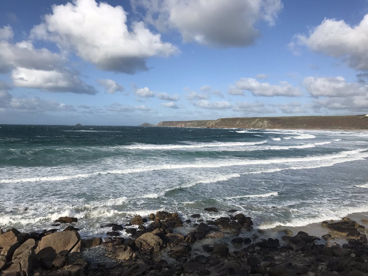 CarsLogan's tweet image. Sennen Cove today #beach #cornwall