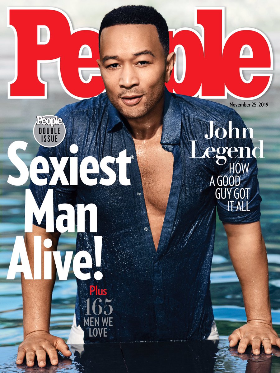 John Legend Named Peoples Sexiest Man Alive 2019 Celebrities React 