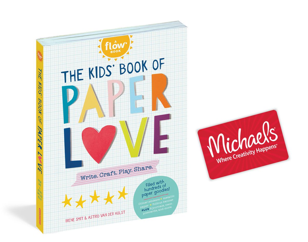 SavvyMomNYC's tweet image. I’m giving away the new #FlowBook for kids thanks to my partner 
@workmanpub!

The Kids&apos; Book of Paper Love from 
@FlowMagazine makes the perfect gift idea.  

We have a copy of the book and a $50 Michaels Gift Card to #giveaway! 
#sweeps #entertowin #win
raisingthreesavvyladies.com/2019/11/the-ki…