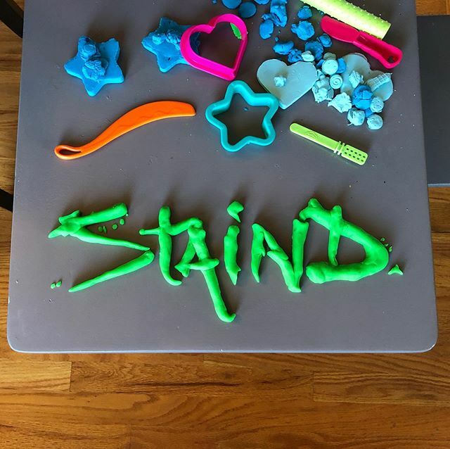 #33: It's been awhile ... since I did play-doh lettering ... and listened to Staind. This one goes out to fans of early 2000s nu metal and song-title-based humor. <a href="/aaronlewismusic/">Aaron Lewis</a> #play-doh #playdoh #typography #lettering #handlettering #design #graphicdesign #distressedtype…