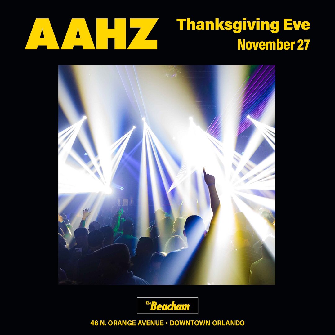 Advance VIP Balcony/Bar access tickets are selling fast for our AAHZ Thanksgiving Eve show, save on service fees and get them while they last locally at @remixrecordshop &amp; <a href="/ParkAveCDs/">Park Ave CDs</a> !