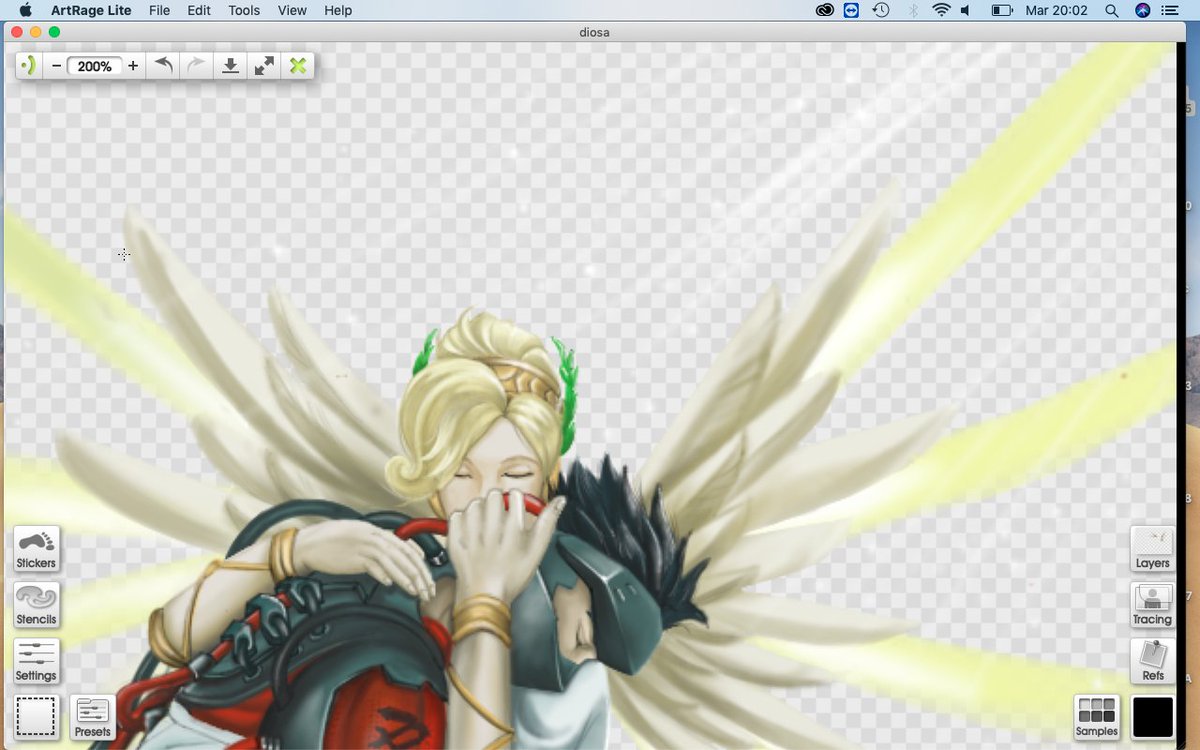TheFlyFoxXGamer's tweet photo. New :D
#Gency #Mecy #Genji #GenjiShimada #AngelaZiegler #draw https://t.co/FEJG3RpJMh