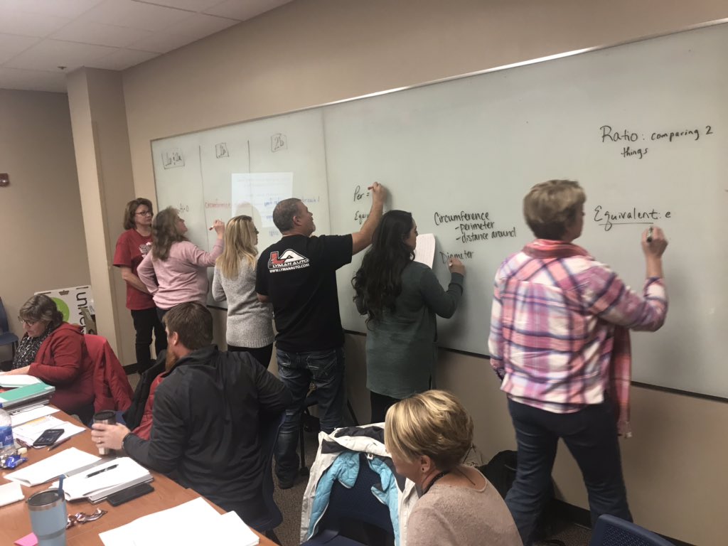 anedved's tweet photo. MS Ts learning about MLRs and Curr. Diagrams and Reps in the @IllustrateMath with @saravdwerf we had a great two days of learning! #cbmath #cbcsd https://t.co/P0AxuYBA82