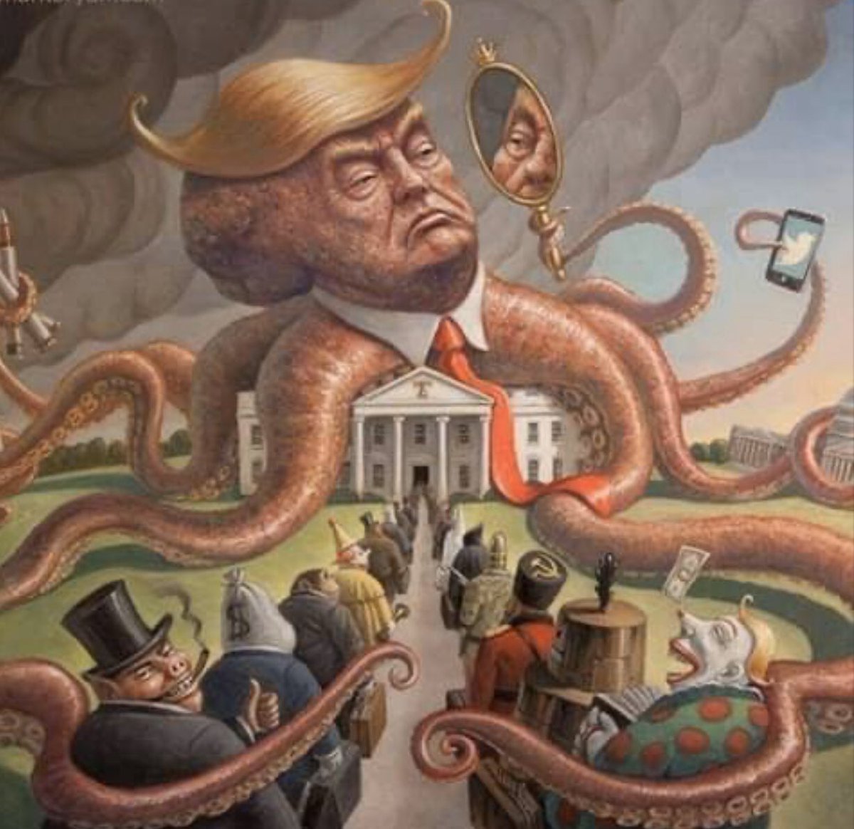 Who is this genius of artist? #DonaldTrump #art #truth #USA