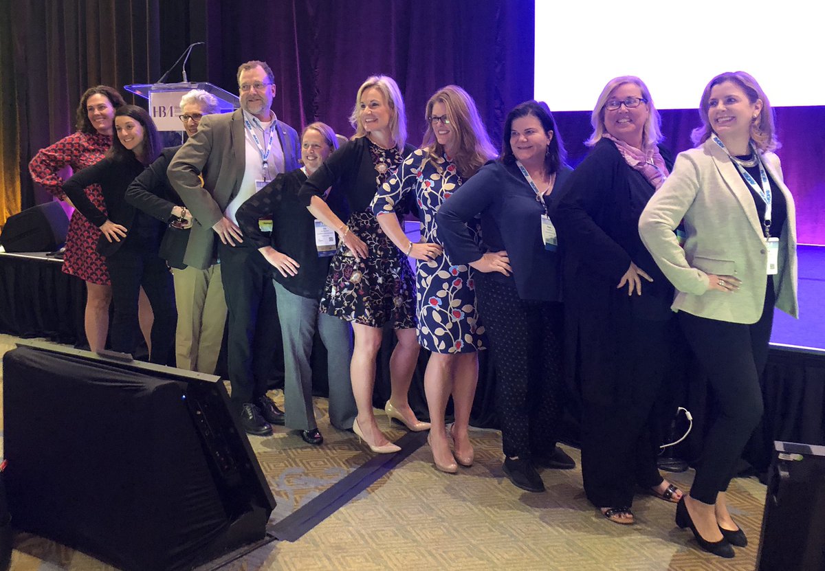 Getting on their Rebecca Vermeulen pose! #HBAImpact #HBAAC19 <a href="/tgrom/">Taren Grom</a> <a href="/SimonaKing3/">Simona King</a>