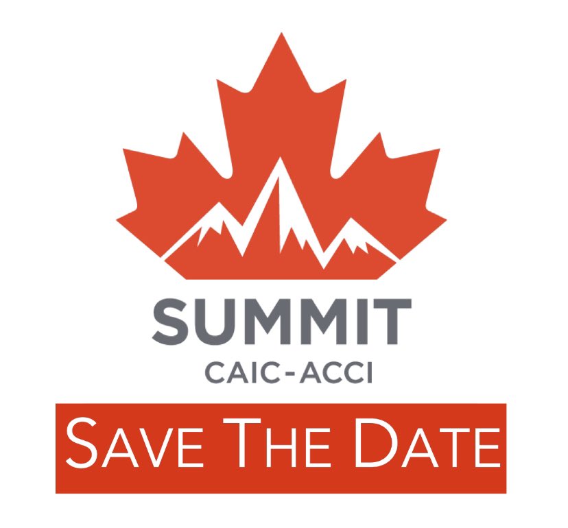 Save the date! The annual I2C meeting will now become the CAIC-ACCI Summit. The inaugural meeting will be in Toronto April 17th and April 18th 2020. See you all there!