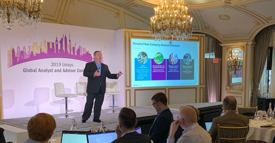 "Our desired outcomes are to enable transformation, enhance mergers and acquisitions security, strengthen our overall security posture, and protect the return of shareholder value." - <a href="/genuinepartsco/">Genuine Parts Company</a> case study presented at The Unisys Analyst and Advisor Event. #UnisysConnect
