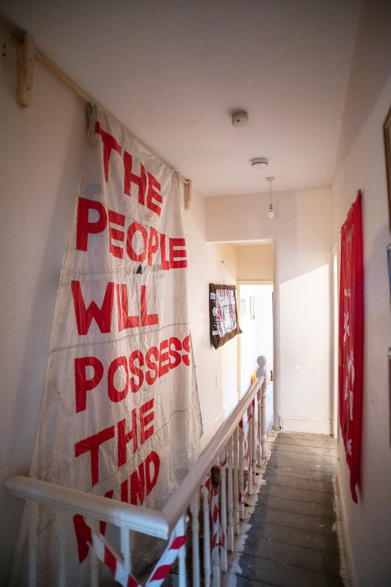 Inside 189

The People Will Possess The Wind, 2018

Commission from <a href="/Artists4Corbyn_/">Artists4Corbyn</a>  and @LenaForAnfield to <a href="/omaradalton/">Catherine Dalton</a> 

#inalittleterracehouse
Photo by <a href="/markloudon/">Mark Loudon</a>