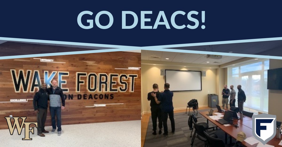 fusionetics's tweet image. Great day with Wake Forest Athletic Trainers &amp;amp; Strength Coaches. Special thanks to Murphy Grant for inviting Fusionetics to their incredible facilities. GO DEACS! @DemonDeacons #GoDeacs #Fusionetics