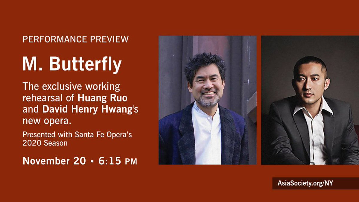 santafeopera's tweet photo. THIS will be an amazing event...and so will the world premiere in 2020! https://t.co/Zz4RB119Zy #sfoMButterfly https://t.co/xplQc9BhC6