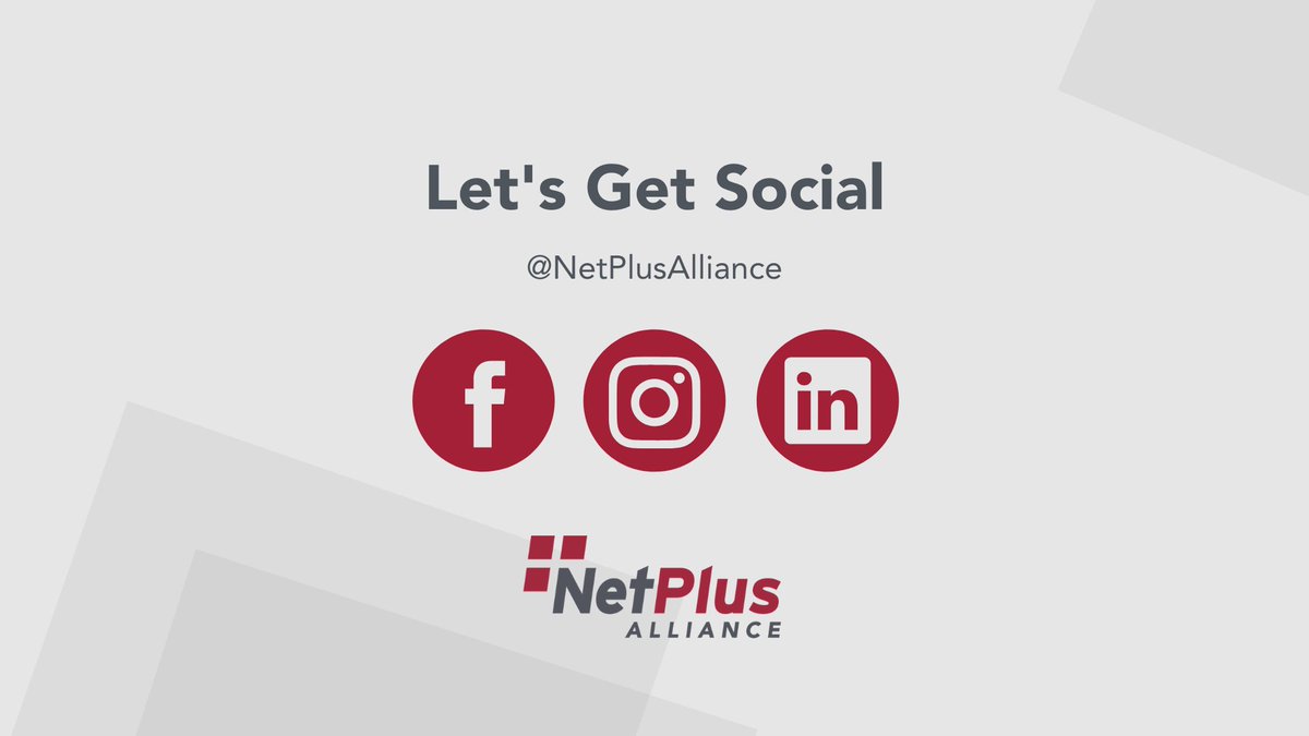NetPlusAlliance's tweet image. Stay updated on all of our latest news through our social media platforms! 

#NetPlusAlliance #GrowTogether