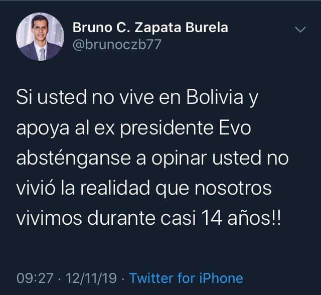 ZachariasAlexia's tweet photo. @PedroPe96569764 @evoespueblo #BoliviaNoHayGolpe https://t.co/xpHxSpFmTZ