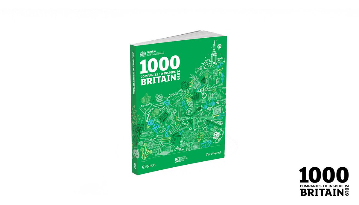 We are absolutely delighted to have been been included in the <a href="/LSEGplc/">LSEG</a> "Top 1000 Companies to inspire Britain 2019" #1000companies #proud