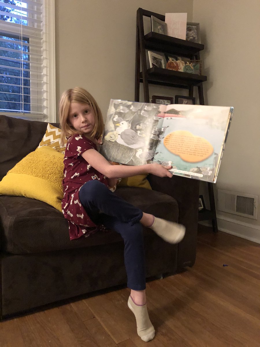 Late afternoon Story time with “Ms. Welsh” <a href="/KWBwelsh/">Morgan Welsh</a>. 💁🏼‍♀️
