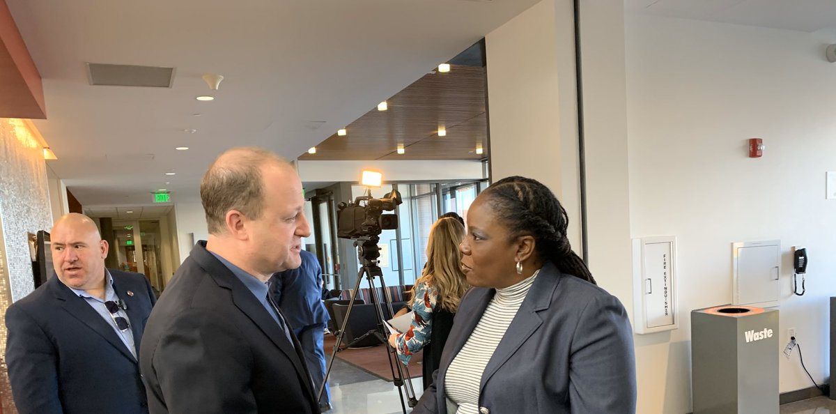 CCAPrezYolanda's tweet photo. Great to be with @CCCSJoeGarcia and @GovofCO @jaredpolis during the announcement of the “Roadmap to Containing College Costs and Making College More Affordable.” These are two levers for facilitating college completion. #CompletionNation @CompleteCollege https://t.co/ekHOdXiT8I