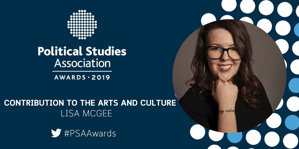 Political Studies Association (@polstudiesassoc) on Twitter photo The <a href="/PolStudiesAssoc/">Political Studies Association</a> is delighted to announce Lisa McGee as the recipient of our 2019 Contribution To The Arts and Culture Award! Congratulations Lisa! #PSAAwards The <a href="/PolStudiesAssoc/">Political Studies Association</a> is delighted to announce Lisa McGee as the recipient of our 2019 Contribution To The Arts and Culture Award! Congratulations Lisa! #PSAAwards