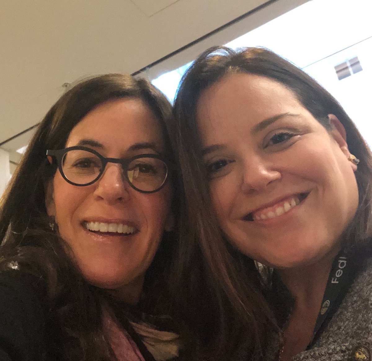 JewishMilwaukee's tweet photo. Our President & CEO Miryam and Board Member Judy Coran were at #JFNAFedLab (a different take on the #JFNA General Assembly) today.
Judy says this about #FedLab: "What an incredible experience. I have learned so much at FedLab, and I can’t wait to share it back in #Milwaukee! https://t.co/u1JpM5eb3I