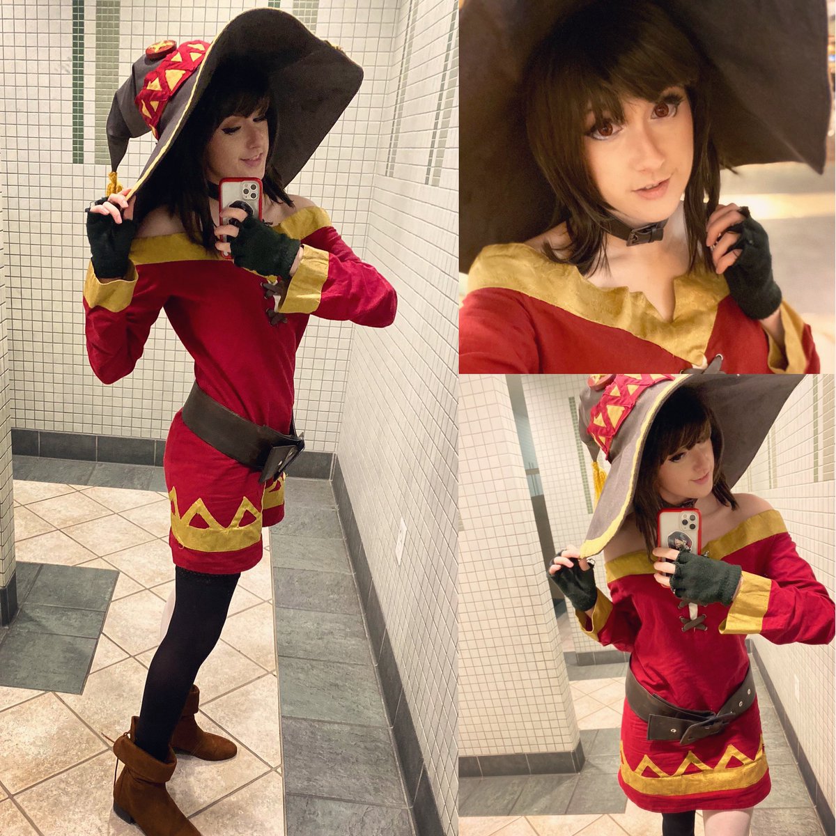 Konosuba movie comes out today!!  So hosting a movie meetup at Tysons Corner as Megumin 😊
.
#megumin #megumincosplay #tysonscorner #konosuba #konosubacosplay