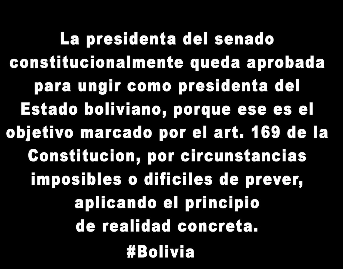 PGarecaP's tweet photo. @JeanineAnez @CFValverde @AmaliaPando @carlosdmesag @LuisFerCamachoV @diarioeldeber @ErbolDigital @pagina_siete @maggytalavera  @samyschwartz @MonicaAparicioA @noticiasfides @LosTiemposBol @eldia_cl https://t.co/vhr9C3QHIQ