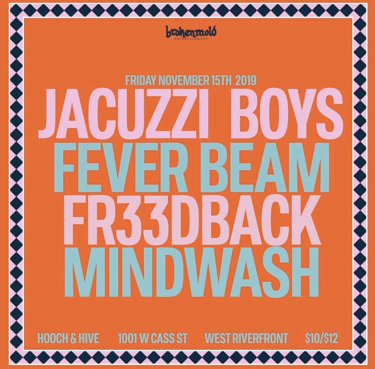 This Friday! Don’t miss <a href="/FeverBeam/">Fever Beam</a> at Hooch and Hive with <a href="/JacuzziBoys/">Jacuzzi Boys</a> + <a href="/FR33DBACK/">Matthew Reisinger</a> + Mind Wash!